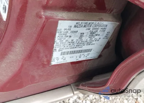 2004 Mazda Tribute Lx V6 z USA, uszkodzony, nr VIN 4F2CZ04104KM17442